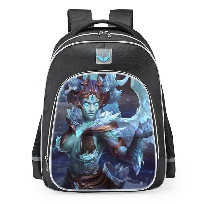 Smite Medusa The Frost Gorgon Skin School Backpack