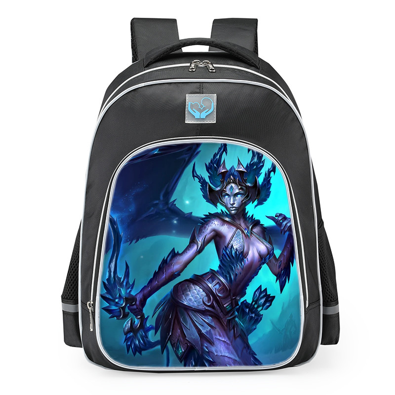 Smite Medusa Glacial Gaze Skin School Backpack