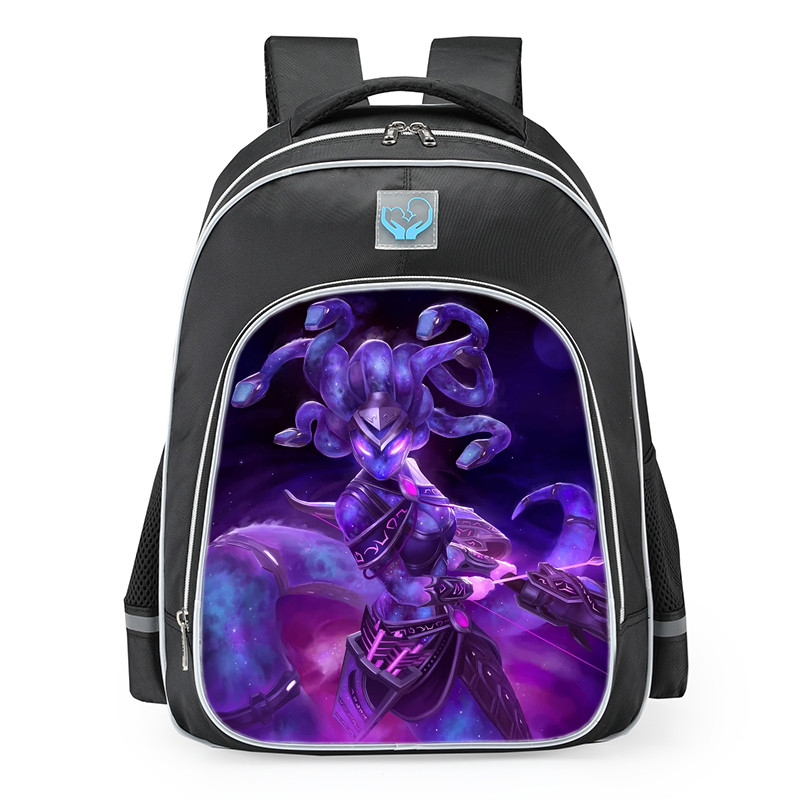 Smite Medusa Nebula Skin School Backpack