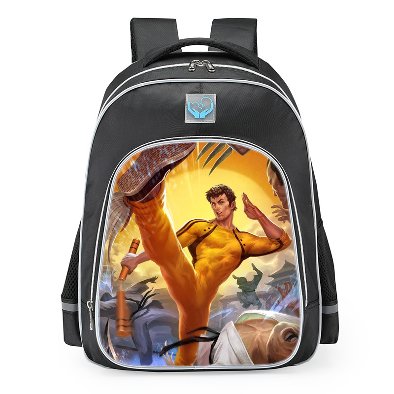 Smite Mercury Shaolin Fury Skin School Backpack