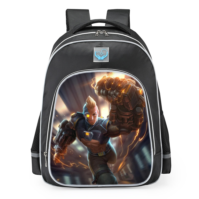 Smite Mercury Rocket Punch Skin School Backpack