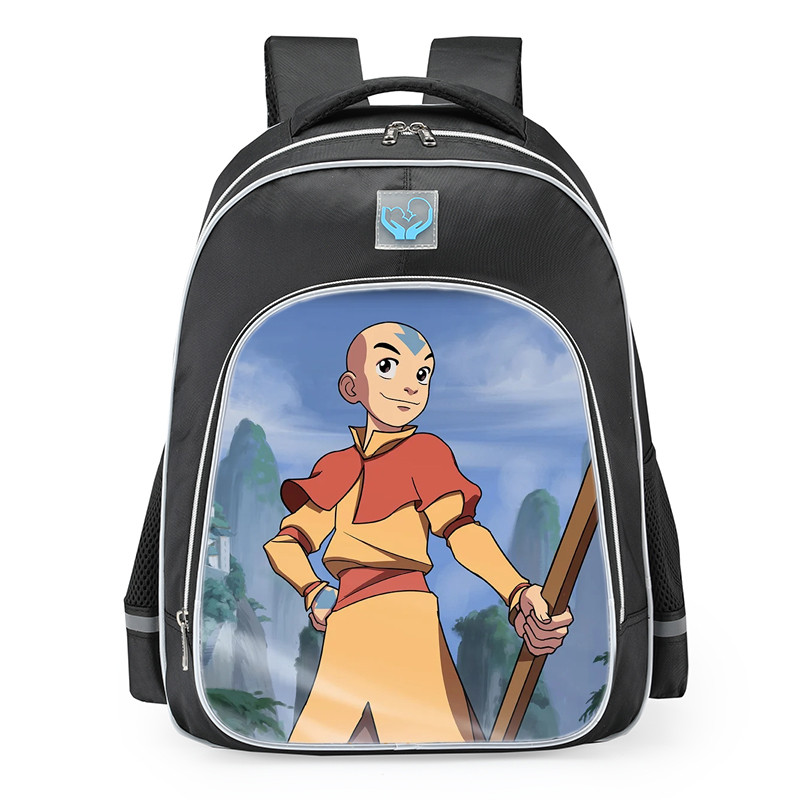 Smite Merlin Aang Skin School Backpack