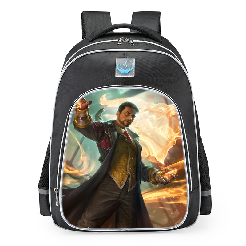 Smite Merlin Demons Bane Skin School Backpack