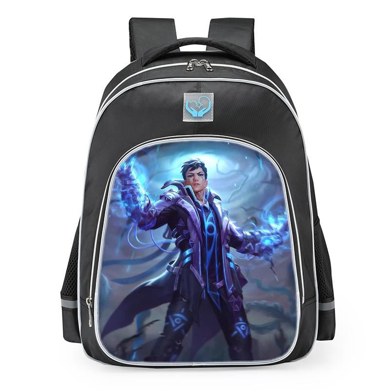 Smite Merlin Cybershadow Skin School Backpack