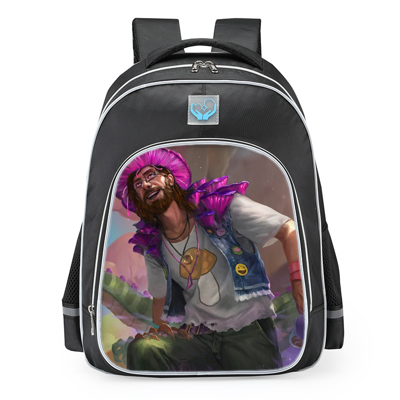 Smite Merlin Fun Guy Skin School Backpack