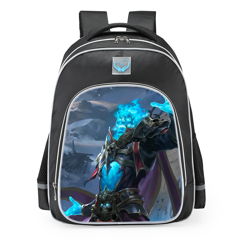 Smite Merlin Master Soulbinder Skin School Backpack