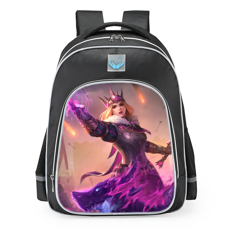 Smite Morgan Le Fay Dark Enchantress Skin School Backpack