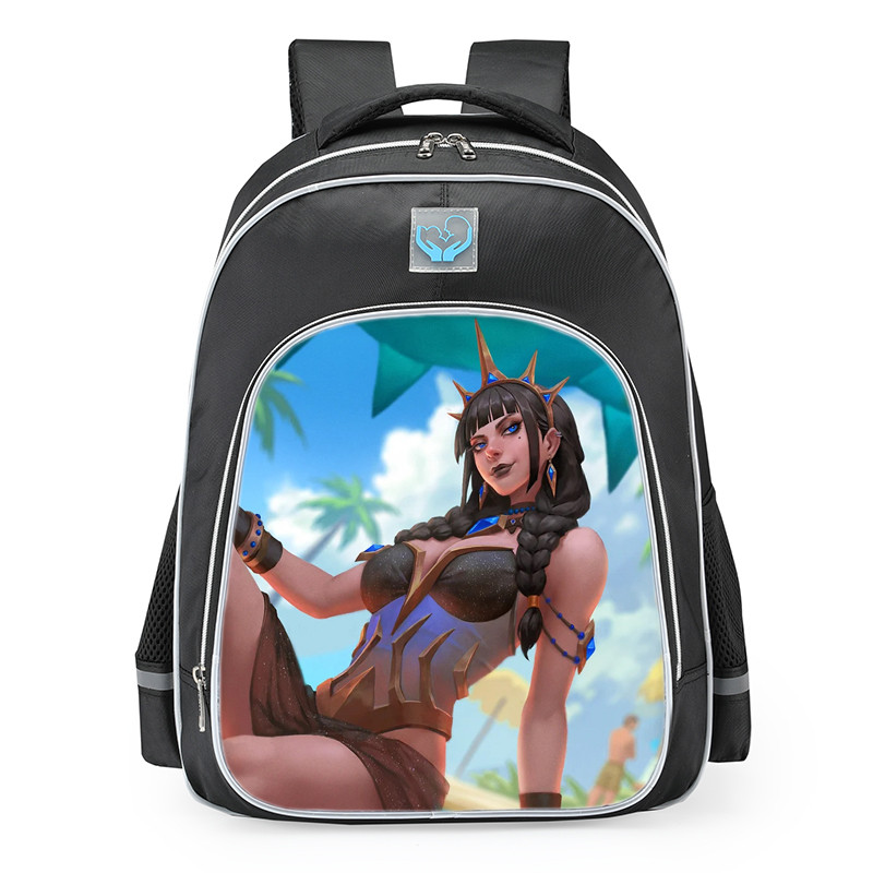 Smite Morgan Le Fay Summer Eclipse Skin School Backpack