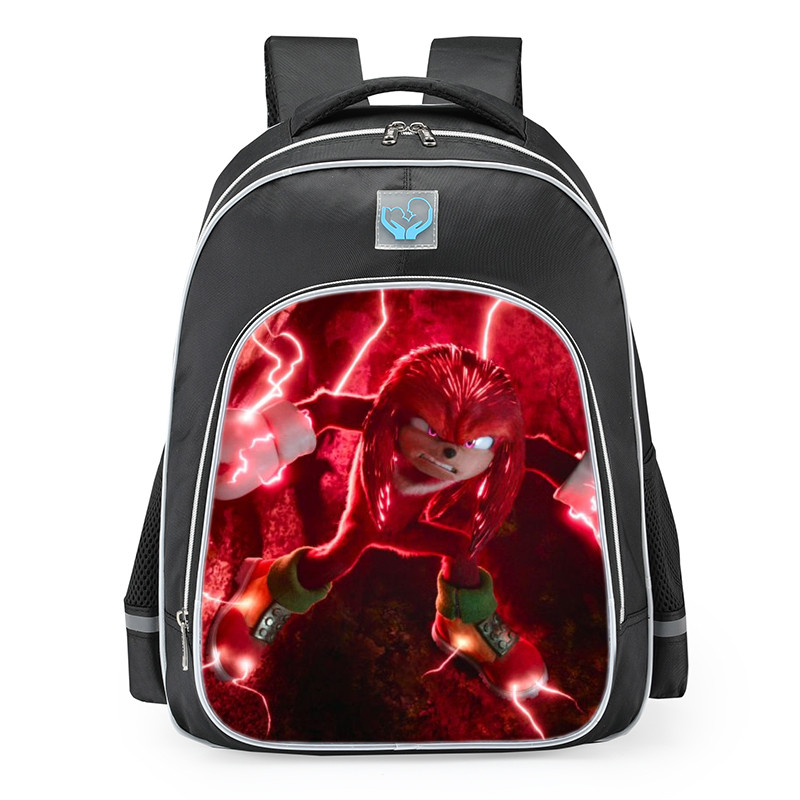 Sonic The Hedgehog Knuckles The Echidna School Backpack