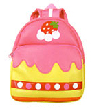 Kids Preschool Kindergarten Cute Backpack Rucksack Pink Cake