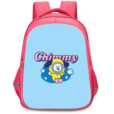 BT21 Chimmy Backpack StudentPack - Chimmy Dive Down Into The Ocean Blue Background