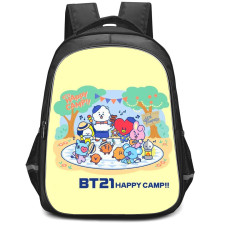 BT21 Backpack StudentPack - BT21 Happy Camp Poster