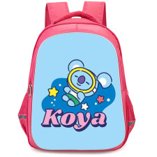 BT21 Koya Backpack StudentPack - Koya Dive Down Into The Ocean Blue Background