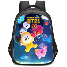 BT21 Backpack StudentPack - BT21 Puzzle Star Official Poster