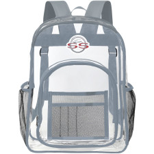 Chevrolet Impala SS Clear Backpack - Transparent See Through School Bag Chevrolet Impala SS Large Logo