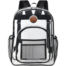 Jeep Gladiator Mojave Clear Backpack - Transparent See Through School Bag Jeep Gladiator Mojave Large Logo