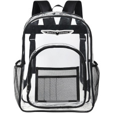 Jeep Grand Cherokee Trackhawk Clear Backpack - Transparent See Through School Bag Jeep Grand Cherokee Trackhawk Large Logo