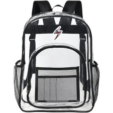 Nissan Silvia Clear Backpack - Transparent See Through School Bag Nissan Silvia Large Logo