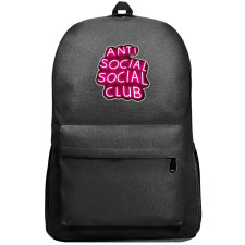 Anti Social Social Club Backpack SuperPack - Anti Social Social Club Neon Pink and White
