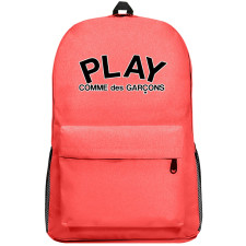 Comme Des Gar?ons Play Backpack SuperPack - CDG Play Black Logo