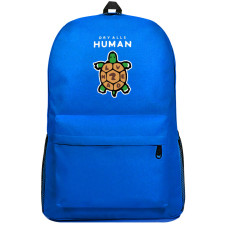 Apparel Human Made Backpack SuperPack - Apparel Human Made Turtle Sticker On Black Background