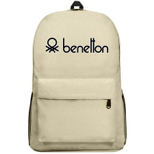 United Colors of Benetton Lauren Backpack SuperPack - United Colors of Benetton 1971 Logo