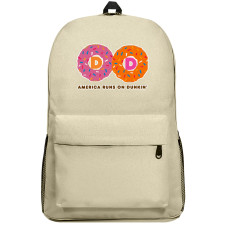 Dunkin Backpack SuperPack - Dunkin America Runs On Dunkin Sticker