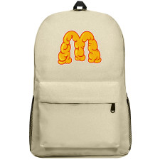 Mcdonald Backpack SuperPack - Mcdonald Logo Art Shots David Schwen On Red Background