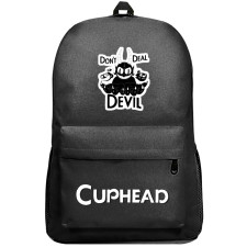 Cuphead The Devil Backpack SuperPack - The Devil Don't Deal with Devil Sticker Art