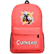 Cuphead Group Backpack SuperPack - Cuphead and Mugman Running Anime Art