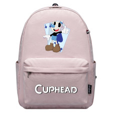Cuphead Mugman Backpack SuperPack - Mugman With Cards Sticker Art