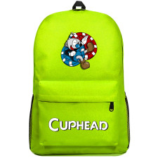 Cuphead Mugman Backpack SuperPack - Mugman WIth Poker Chips Character Art