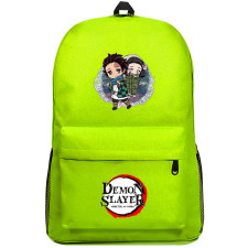 Demon Slayer Tanjiro Kamado Backpack SuperPack - Tanjiro Kamado and Nezuko Kamado Chibi Art