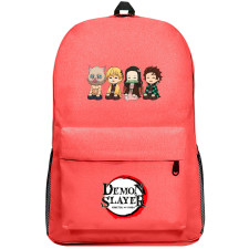 Demon Slayer Team Tanjiro Backpack SuperPack - Team Tanjiro Funny Face Chibi Art