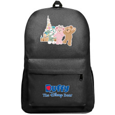 Duffy And Friends ShellieMay Backpack SuperPack - ShellieMay Portrait On Pink Background Sticker