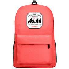 Asahi Breweries Backpack SuperPack - Asahi Breweries Old Advertisement With Sticker