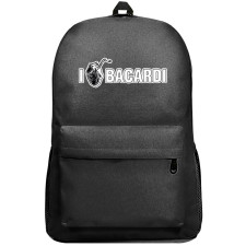 Bacardi Backpack SuperPack - Bacardi I Love Bacardi On Black Background