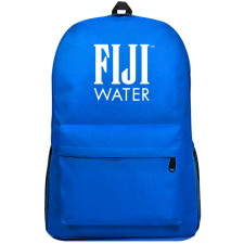 Fiji Water Backpack SuperPack - Fiji Water Logo On Blue Background