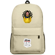 F1 Charles Leclerc Backpack SuperPack - Yellow Uniform Portrait