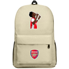 Bakayo Saka Backpack SuperPack - Bakayo Saka Arsenal FC Celebration Illustration Sticker Art