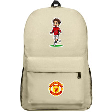 Cristiano Ronaldo Backpack SuperPack - Cristiano Ronaldo Manchester United Running Cartoon Art Sticker