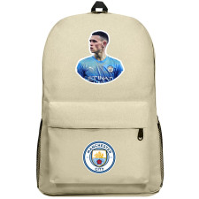 Phil Foden Backpack SuperPack - Phil Foden Manchester City Side Portrait Sticker Art