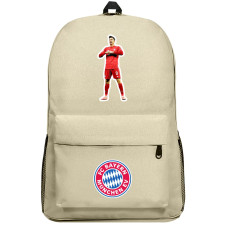 Robert Lewandowski Backpack SuperPack - Robert Lewandowski FC Bayern Munich Standing Sticker Art