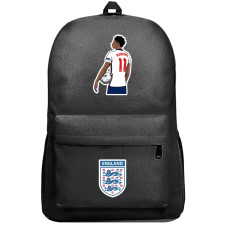 Marcus Rashford Backpack SuperPack - Marcus Rashford England National Team Back Minimalist Art Sticker