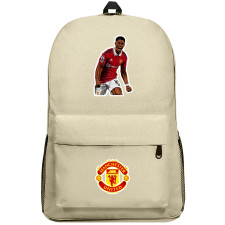 Marcus Rashford Backpack SuperPack - Marcus Rashford Manchester United Celebration Illustration Sticker Art