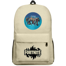 Fortnite Sublimada Backpack SuperPack - Characters Round Logo Art