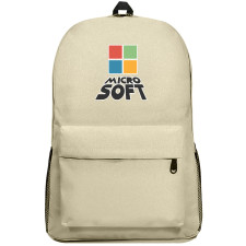 Microsoft Backpack SuperPack - Microsoft Fan Art Retro Logo