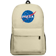 Nasa Backpack SuperPack - Nasa Pizza Space Logo Sticker