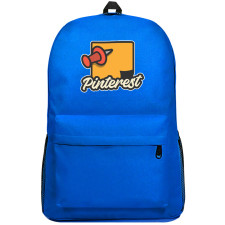 Pinterest Backpack SuperPack - Pinterest Logo Sticker Designed By Kostya Petrenko
