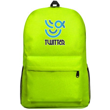 Twitter Backpack SuperPack - Twitter Logo Redesigned By Kostya Petrenko On Beige Background